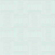 White 3D with colors green striped T shapes