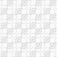 Slim gray maple leaves on vine