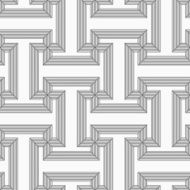 Shades of gray striped T shapes