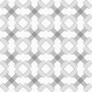 Shades of gray striped crossing double T shapes