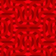 Retro 3D red overlapping waves