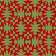 Retro 3D green red overlapping texture