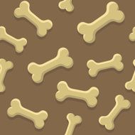 Bone For Dog Seamless Texture Pattern