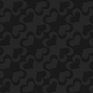 Black textured plastic diagonal spades