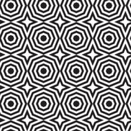 Black and white alternating octagons with stars