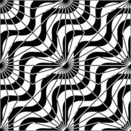 Black and white alternating diagonal waves with rays