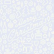 Christmas and New Year&#039;s seamless pattern N23
