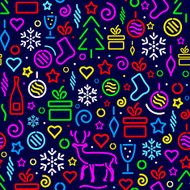 Seamless Christmas pattern N52