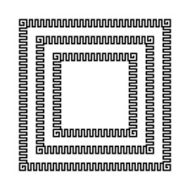 Greek meander frames vector N2