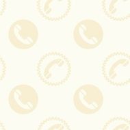 Vector seamless pattern (background) with handsets