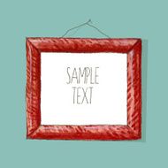 Watercolor frames