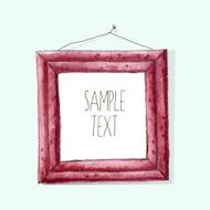 Watercolor frames N2