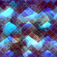 Abstract geometric background with a grunge texture