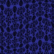 warped damask pattern black purple