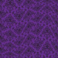 warped damask pattern black violet