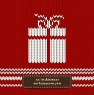 Scandinavian style knitted background N2
