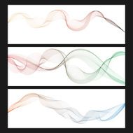 Abstract modern background set