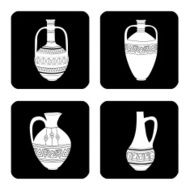 Icons set of jugs