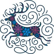 Christmas and New Year&#039;s Background N6