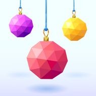 Christmas and New Year&#039;s geometric background N2