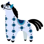 Dymkovo toy horse