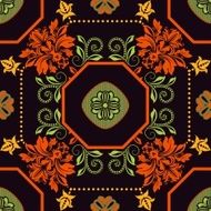 Geometrical tile pattern Ornamental background