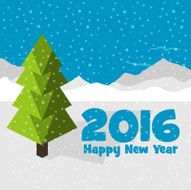 Happy New Year Lettering