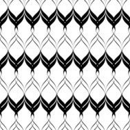 Black and white seamless pattern twist line style N5