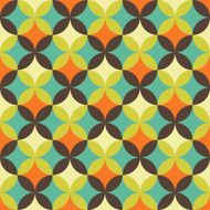 abstract retro geometric pattern N10