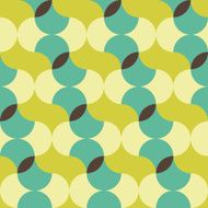 abstract retro geometric pattern N12