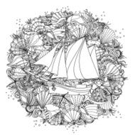 Pattern for coloring book N39