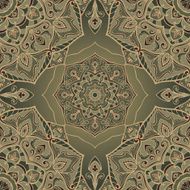 Ornament in shades of green