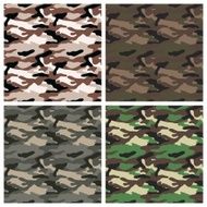 Military clothing camouflage seamless patterns