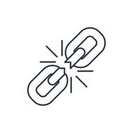 Chain link outline icon