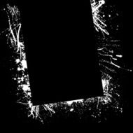 Splash frame black