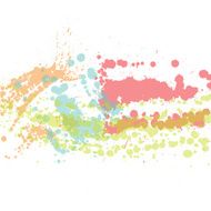 Grunge blots colors