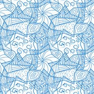 Abstract seamless pattern with stars