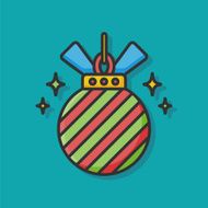 Christmas hanging icon N2