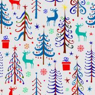 Seamless Christmas pattern N55