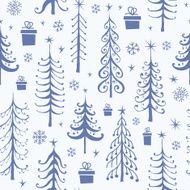 Seamless Christmas pattern N56