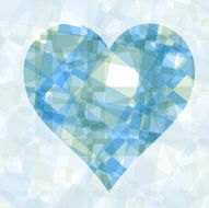 heart with graphic background N4