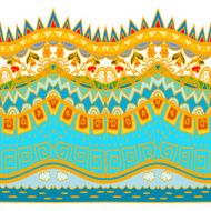 Seamless pattern with elements of nature Stock vector