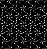 Black and white geometric seamless pattern abstract background N23