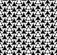 Black and white geometric seamless pattern abstract background N25
