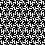 Black and white geometric seamless pattern N8
