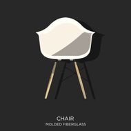 Molded Fiberglass Chair N2