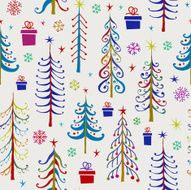 Seamless Christmas pattern N59