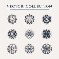 Vector geometric symbols N8