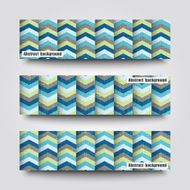 Set of banner templates with abstract background N26