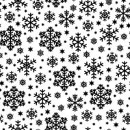 Snowfall seamless pattern